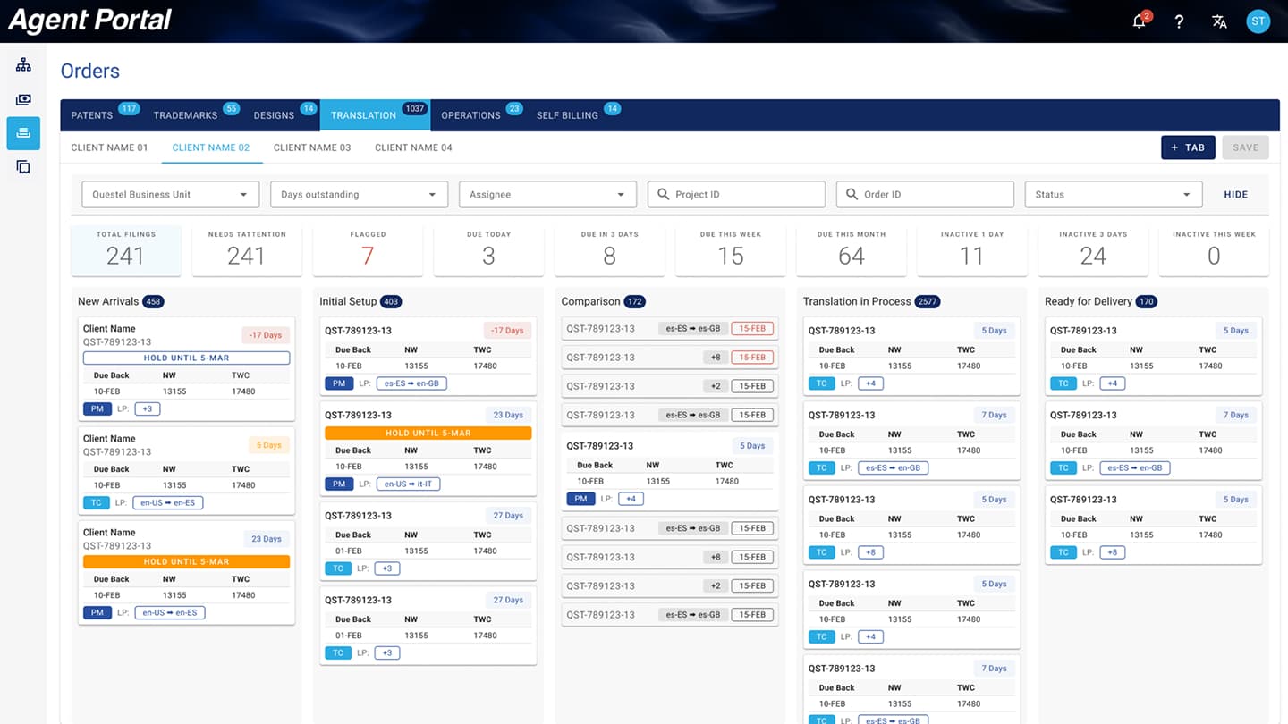 Questel Kanban detail 1