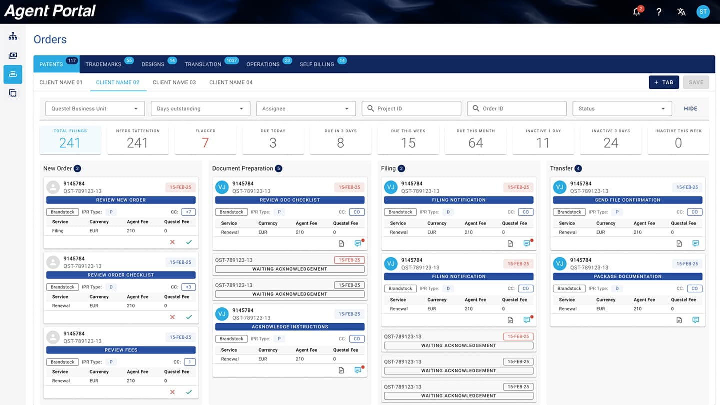 Questel Kanban